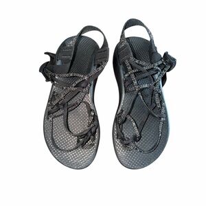 Chaco Z2 Sandals Size 7 Black Outdoor Hiking Sport Sandals